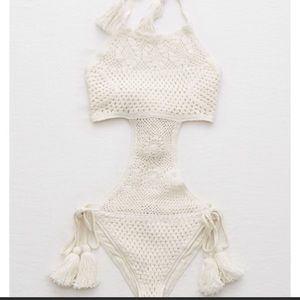NWOT Aerie Crochet Swimwear
